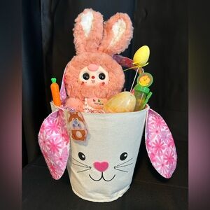 Baby Three Lily Rabbit Town V1 Easter Basket